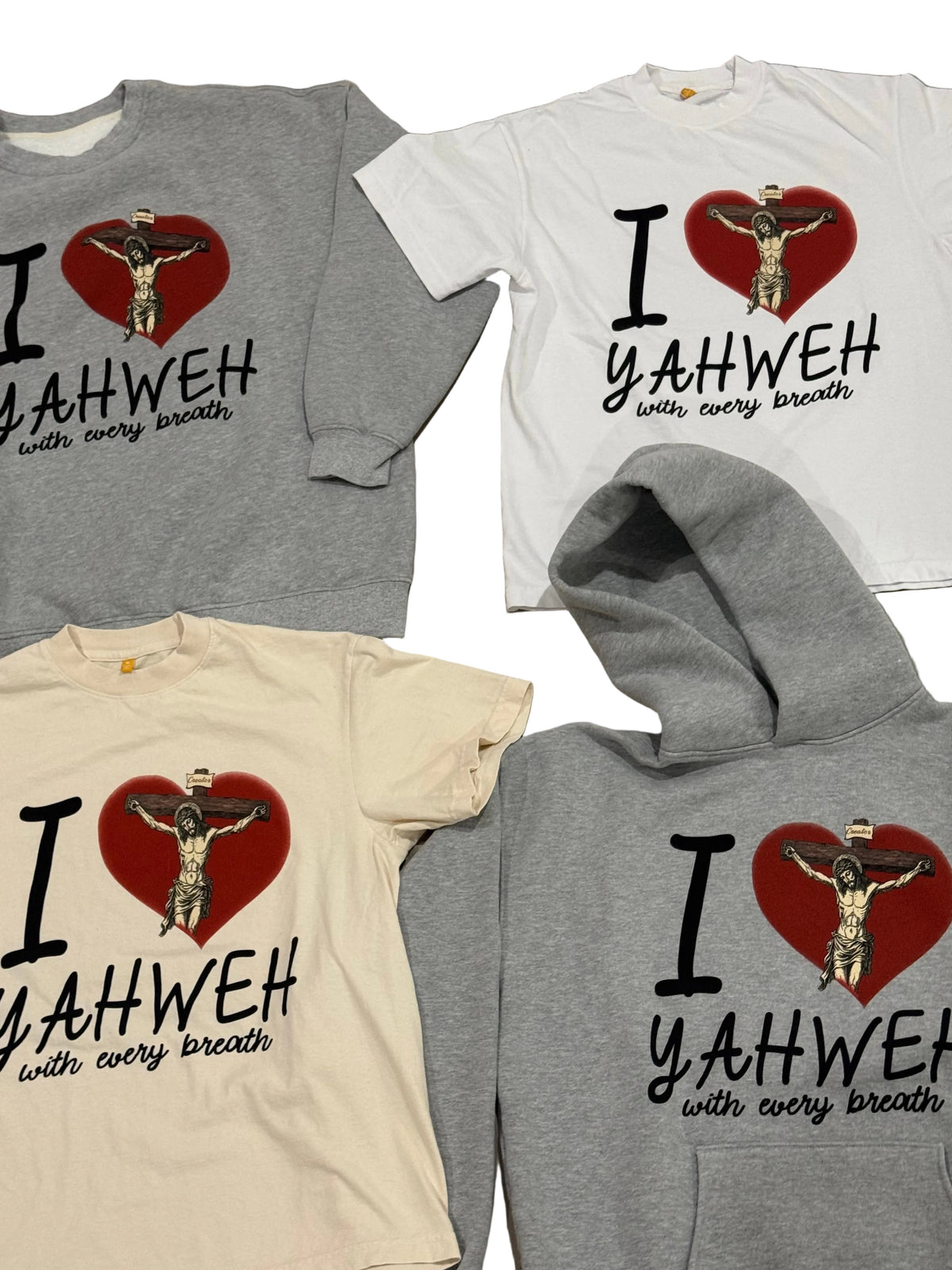 I ❤️ YAHWEH CREWNECK